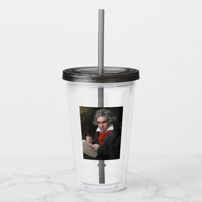 Missa Solemnis: Ludwig Beethoven Classical Music Acrylic Tumbler (Front)