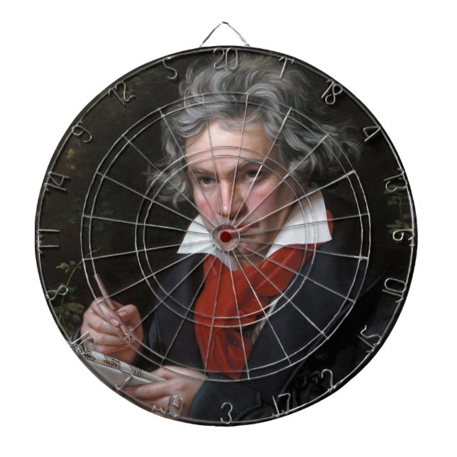 Missa Solemnis: Ludwig Beethoven Classical Music Dartboard (Front)