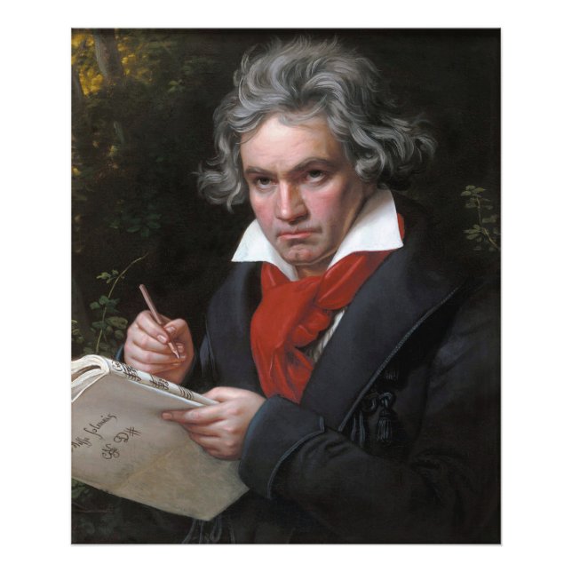 Missa Solemnis: Ludwig Beethoven Classical Music Photo Print (Front)