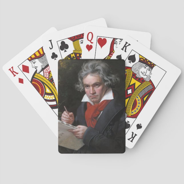 Missa Solemnis: Ludwig Beethoven Classical Music Playing Cards (Back)