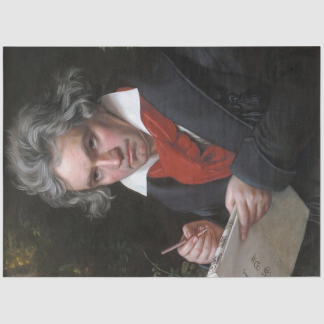 Missa Solemnis: Ludwig Beethoven Classical Music Tissue Paper (Front)