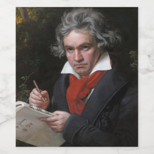 Missa Solemnis: Ludwig Beethoven Classical Music Wine Label