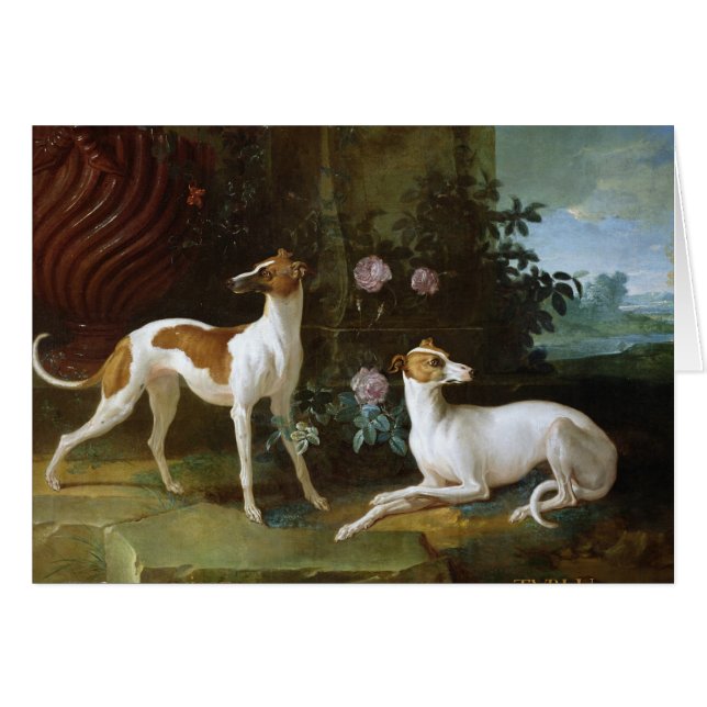 Misse and Turlu, two greyhounds of Louis XV (Front Horizontal)
