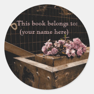 Missed date classic round sticker