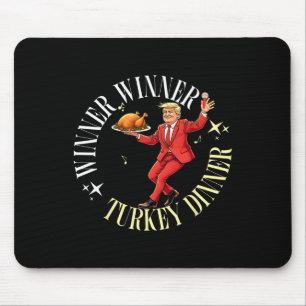 Missed Thanksgiving Great Again Funny Trump Dancin Mouse Pad