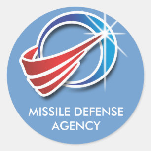 Missile Defence Agency Classic Round Sticker
