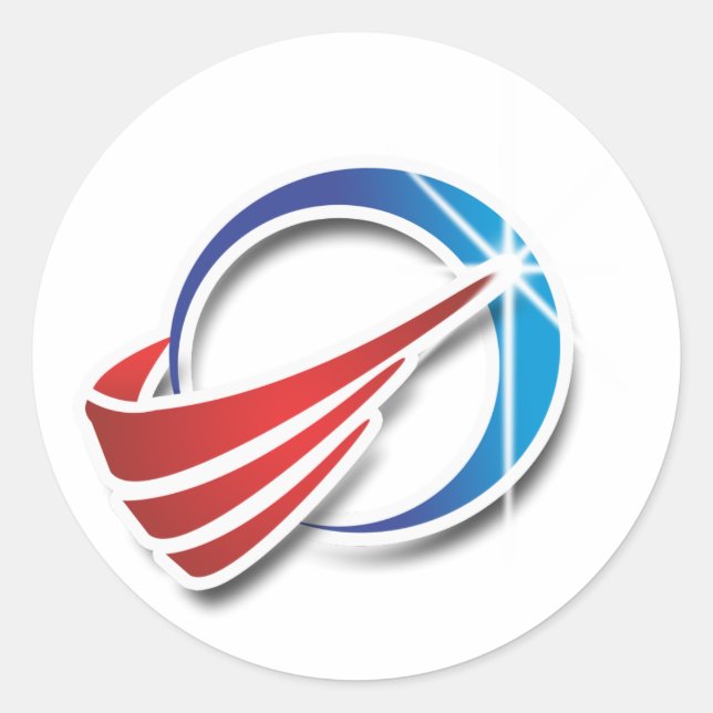 Missile Defence Agency Classic Round Sticker (Front)