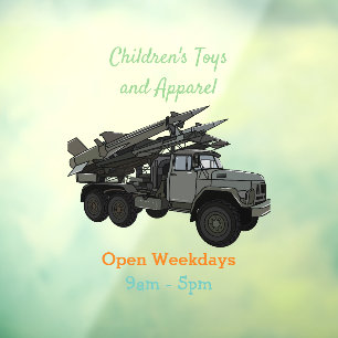 Missile vehicle cartoon illustration