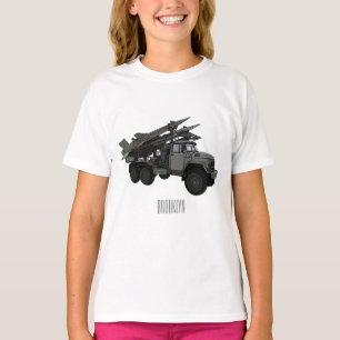 Missile vehicle cartoon illustration T-Shirt
