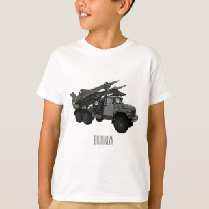 Missile vehicle cartoon illustration T-Shirt