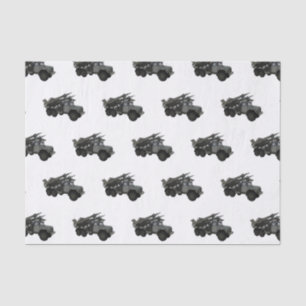 Missile vehicle cartoon illustration tissue paper