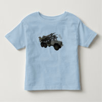 Missile vehicle cartoon illustration