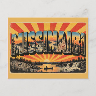 Missinaibi ON Pictographs River Wilderness Art Postcard