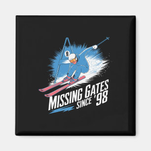 Missing Gates Since 98 Alpine Skiing  Magnet