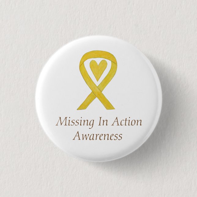 Missing in Action (MIA) Awareness Ribbon Pin (Front)
