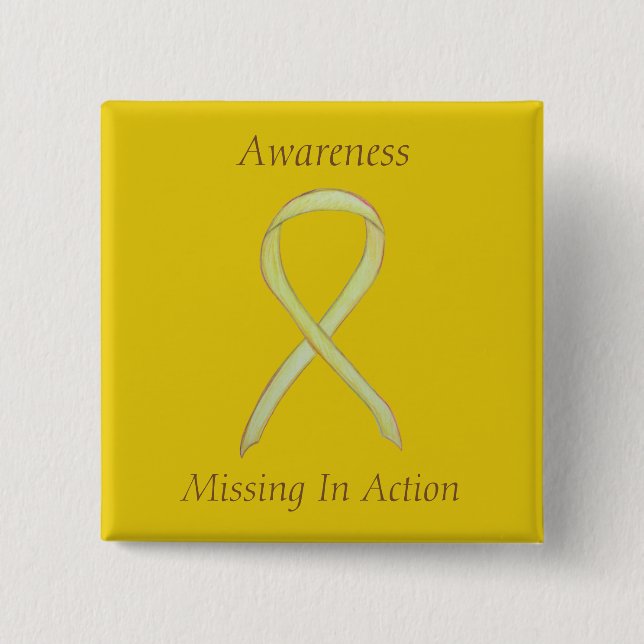 Missing in Action (MIA) Awareness Ribbon Pin (Front)