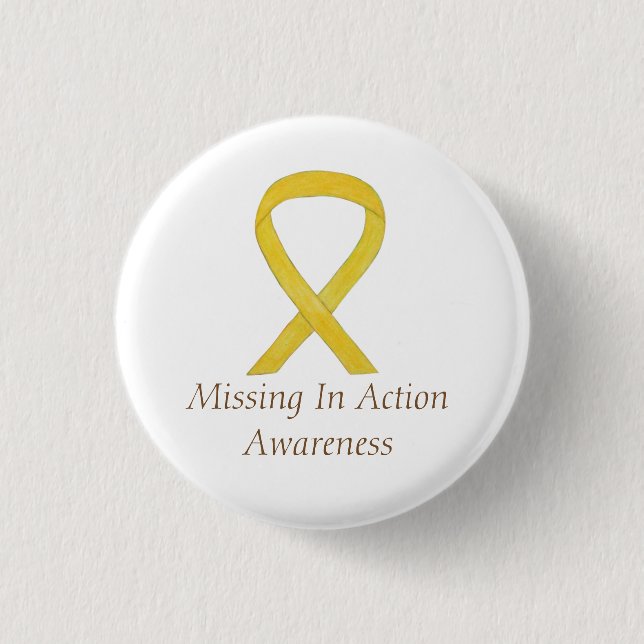 Missing in Action (MIA) Awareness Ribbon Pin (Front)
