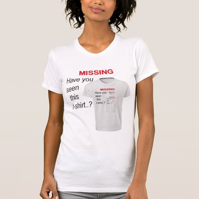 Missing Infinity Nested Image T-Shirt (Front)