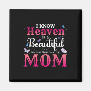 Missing Mum In Heaven Angel Memorial Day Mother Magnet