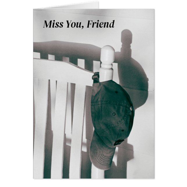 Missing My Friend Cap and Rocking Chair Shadow (Front)