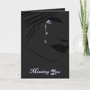 Missing My Love On Valentine"s Holiday Card