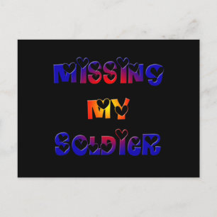 Missing my Soldier Postcard