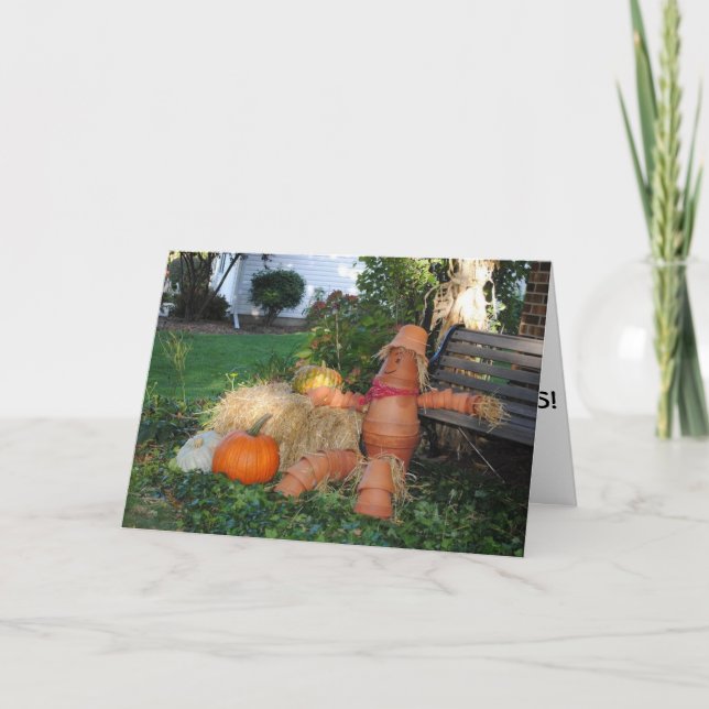 MISSING OUR FRIENDS AT THANKSGIVING HOLIDAY CARD (Front)