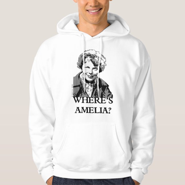 Missing Person Female Aviator Hoodie (Front)