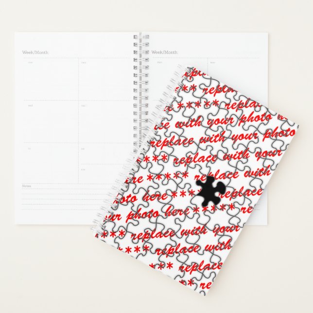 Missing Puzzle Piece (Add Photo) Planner (Display)