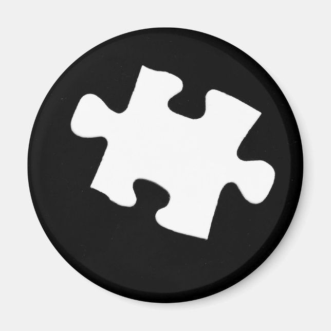 Missing Puzzle Piece Magnet (Front)