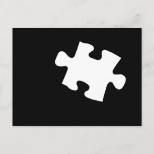 Missing Puzzle Piece Postcard
