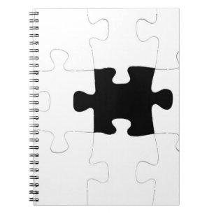 Missing Puzzle Piece Spiral Notebook