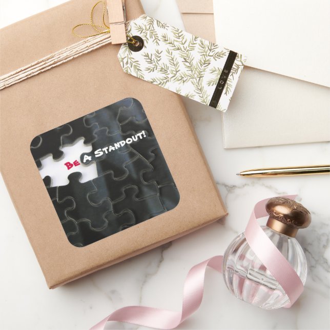 Missing Puzzle Piece Square Sticker (Gifting)