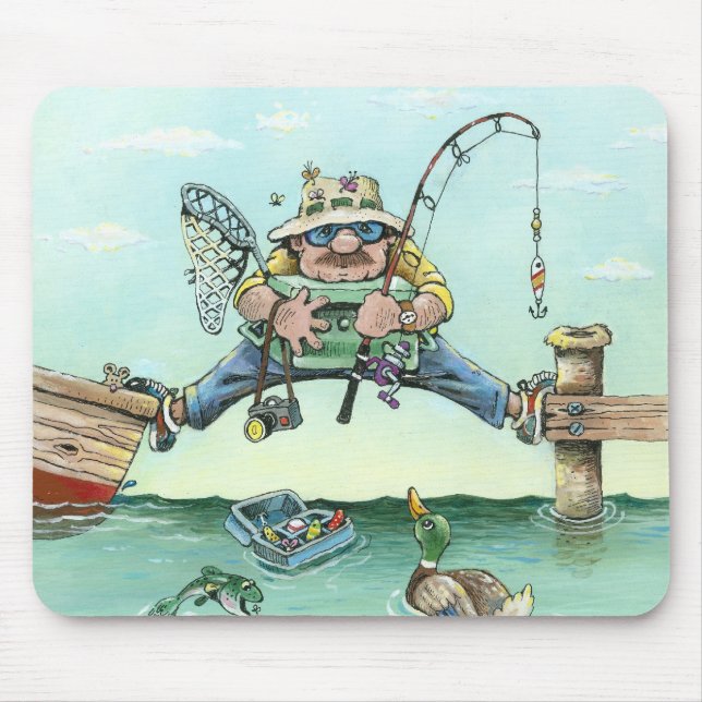 Missing The Boat Mouse Pad (Front)