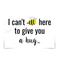"Missing You: Can't BEE Here" Funny Bee Bug Card