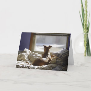 Missing you card