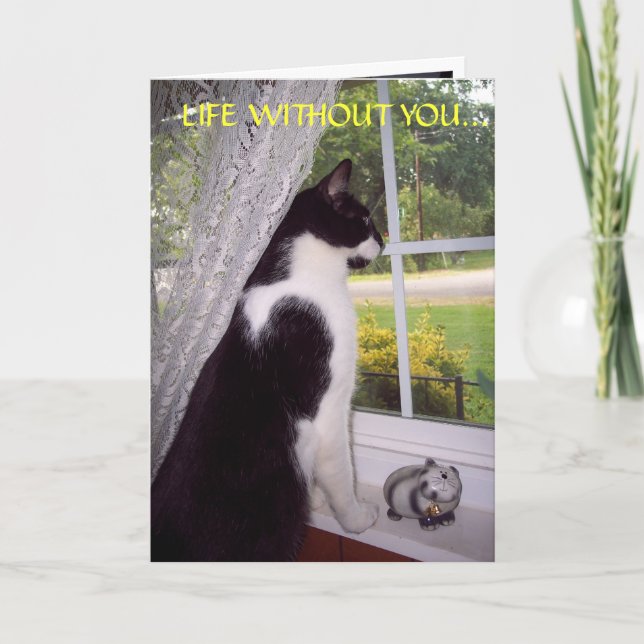 Missing you card (Front)