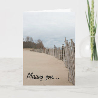 Missing You Card