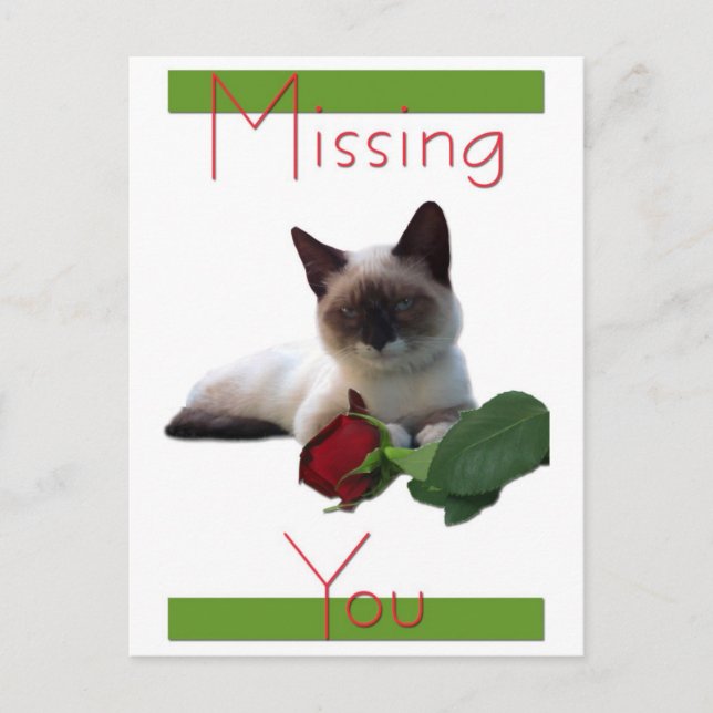 Missing You card (Front)