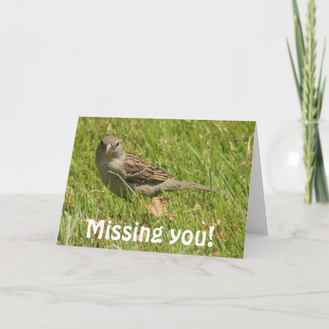 missing you card (Front)