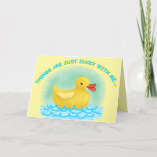 "MISSING YOU" DUCKY Card