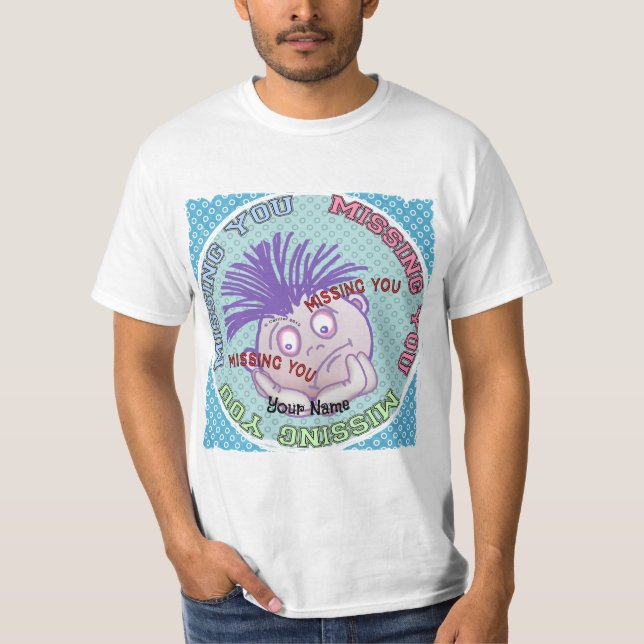 Missing You Face  t-shirt (Front)