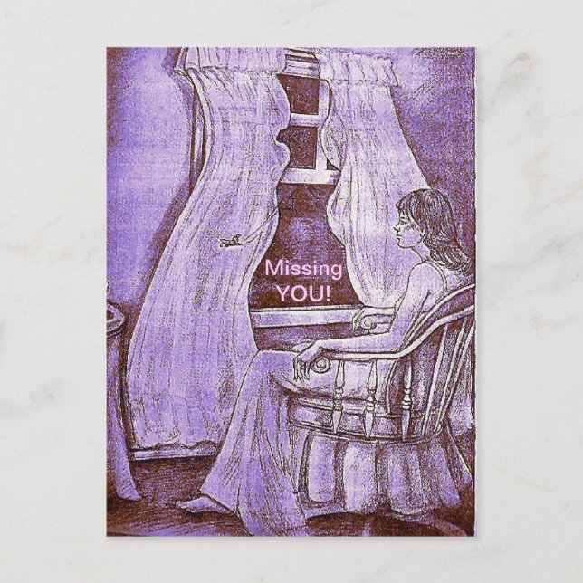 Missing You - Fine Art - Postcard (Front)