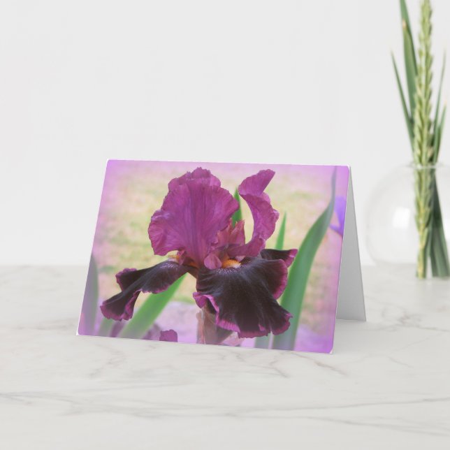 Missing you floral  card (Front)