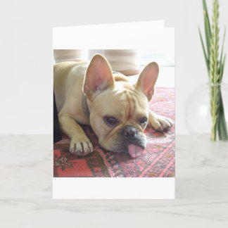 MISSING YOU! FRENCH BULLDOG CARD