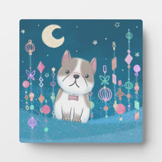 Missing You: French Bulldog Plaque (Front)