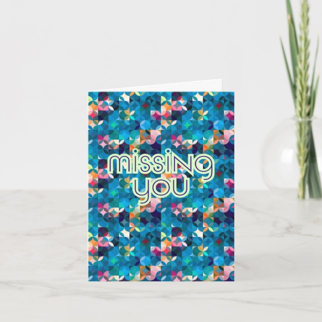 Missing You Friendship Card (Front)