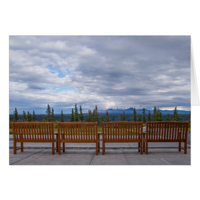 Missing You Mountain Scenic View Photo Template (Front Horizontal)