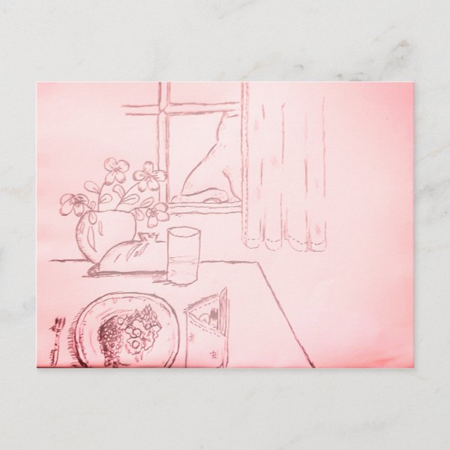 Missing you much... postcard (Front)