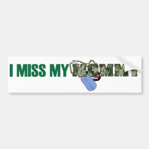Missing You Mummy Bumper Sticker
